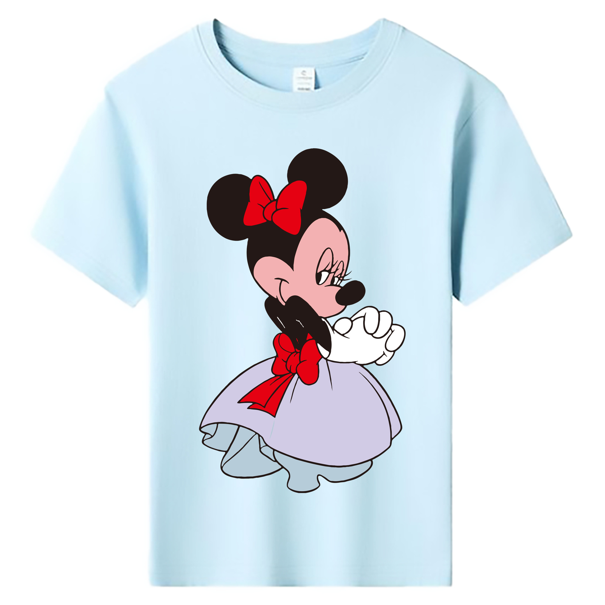 ミッキーマウス Mickey Mouse 綿100％キッズTシャツ（フロントプリント）